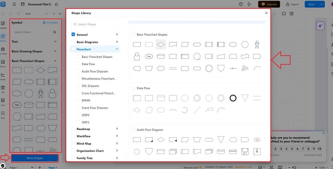 Blank canvas-Adding shapes