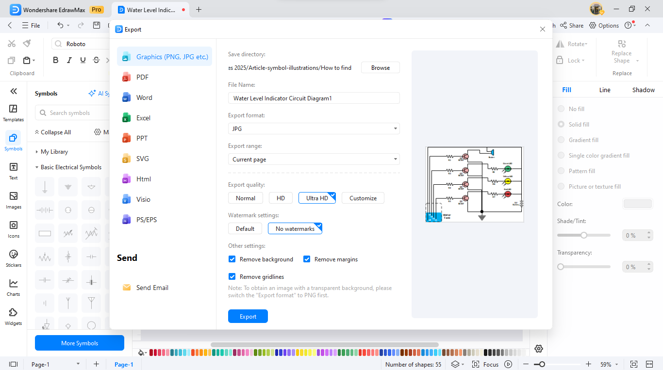 finalise-and-export