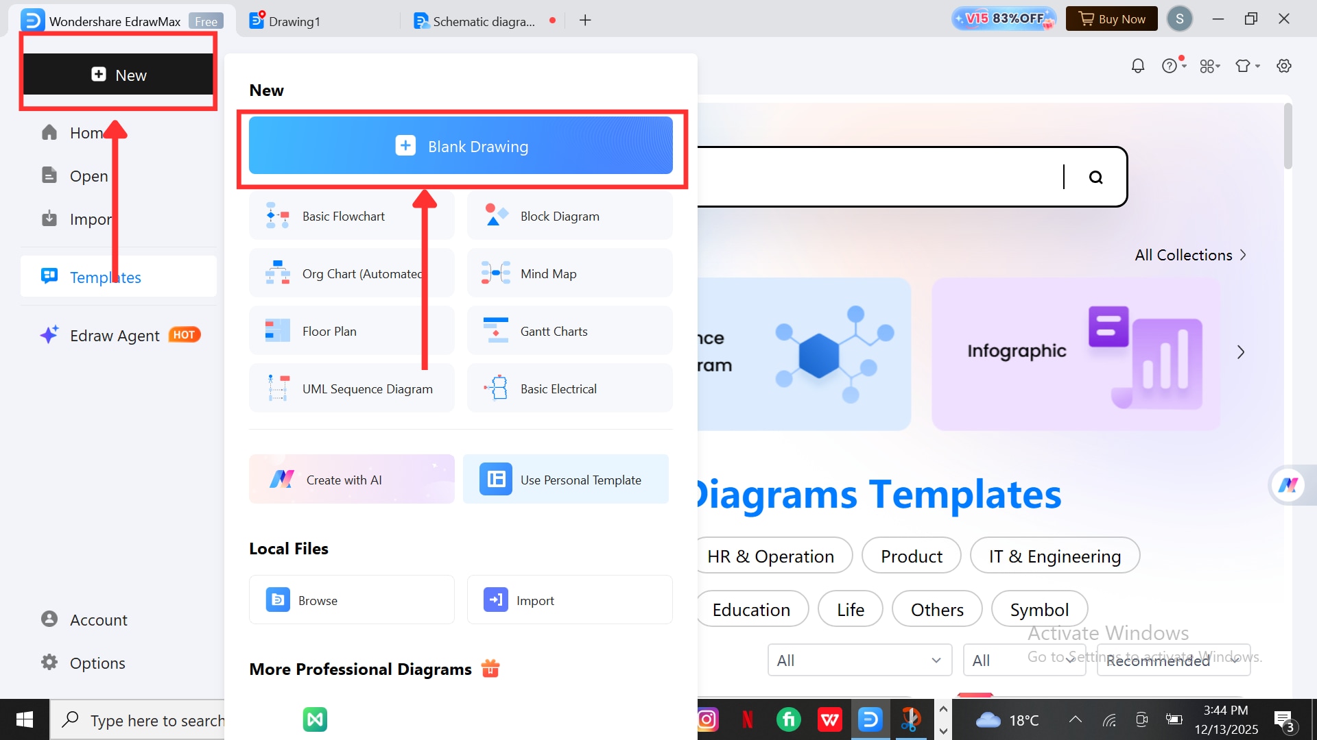 EdrawMax-Opening-Screen