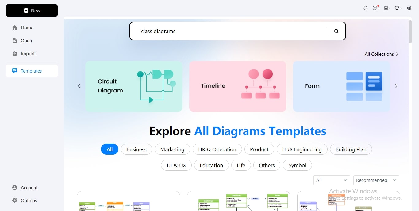 Community Class diagram