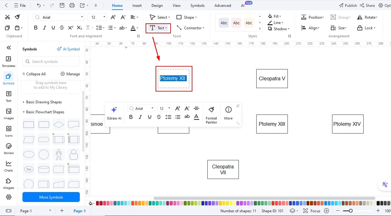 EdrawMax-Adding-details-for-family-member