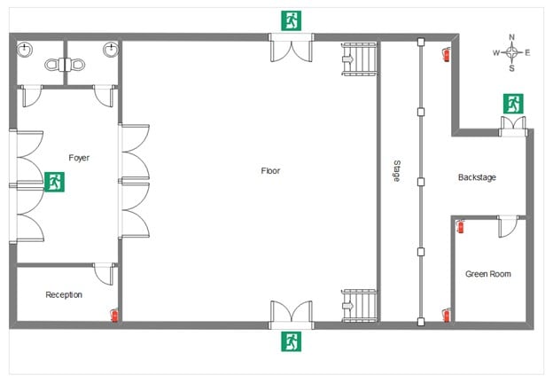 theater fire emergency plan