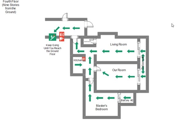 high-story building emergency plan