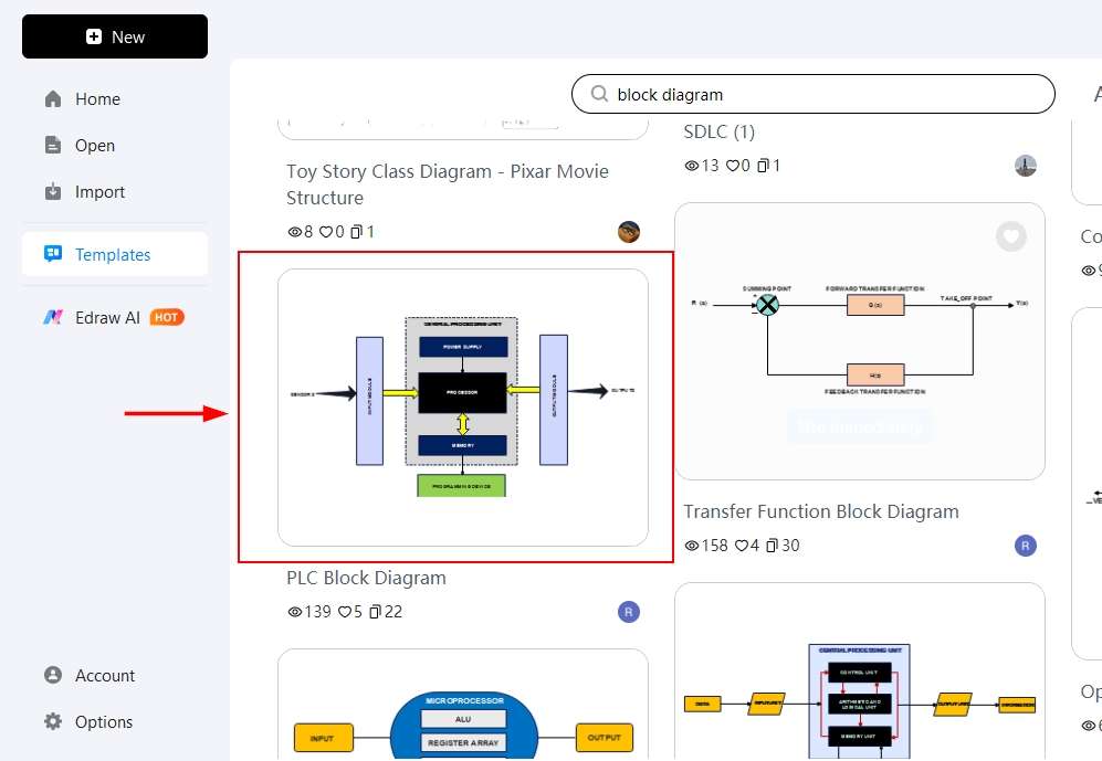 Template-Find suitable template