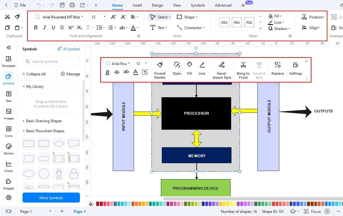 Template-Edit the template