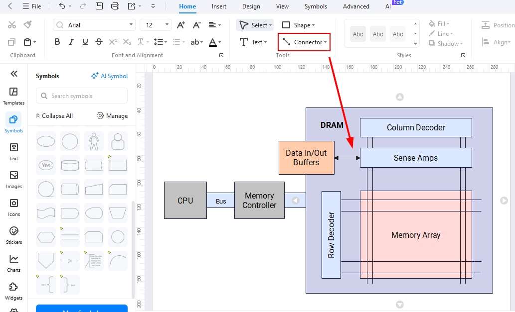 Connections-Add connections between blocks