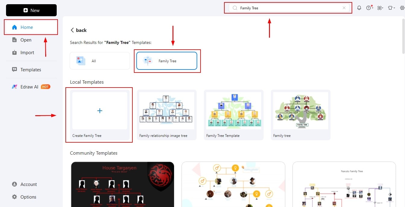 EdrawMax-Opening empty canvas