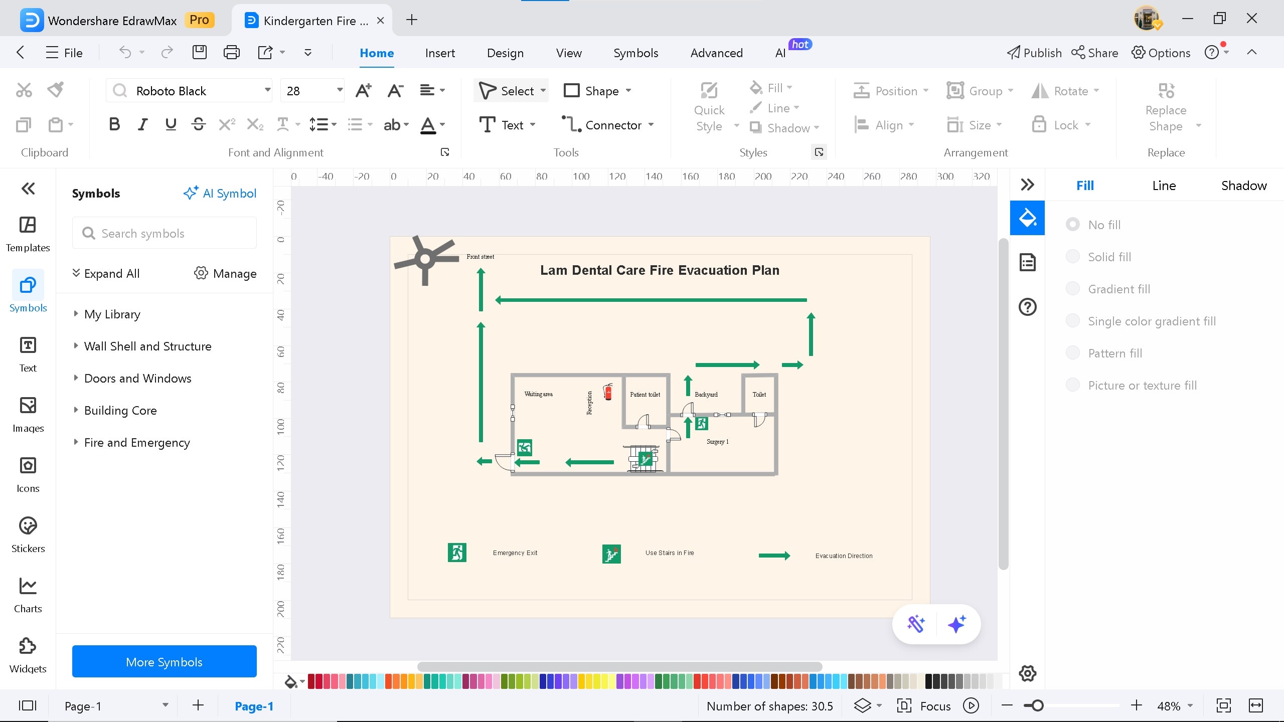 open-template-on-EdrawMax