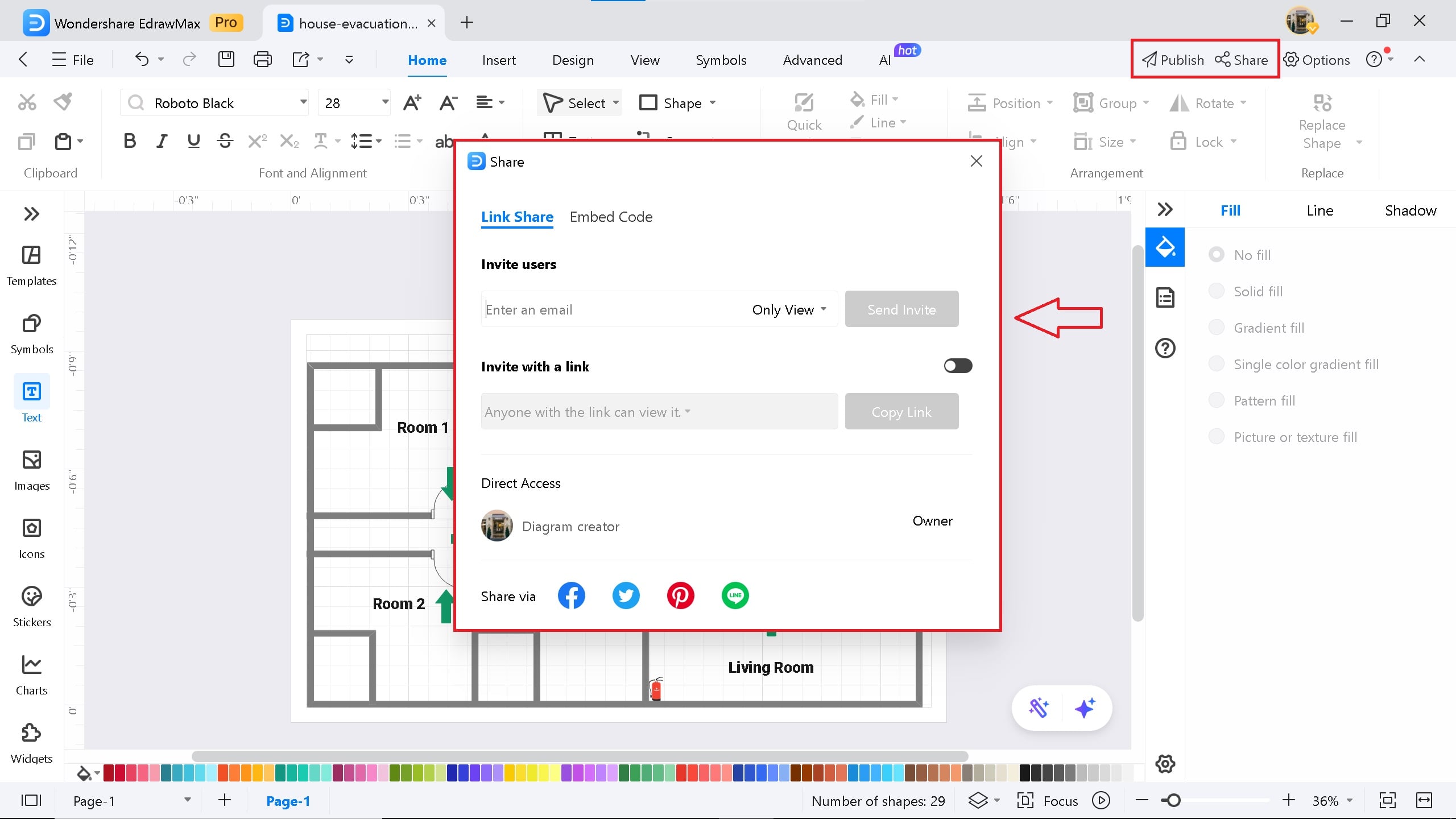 share-button-on-EdrawMax