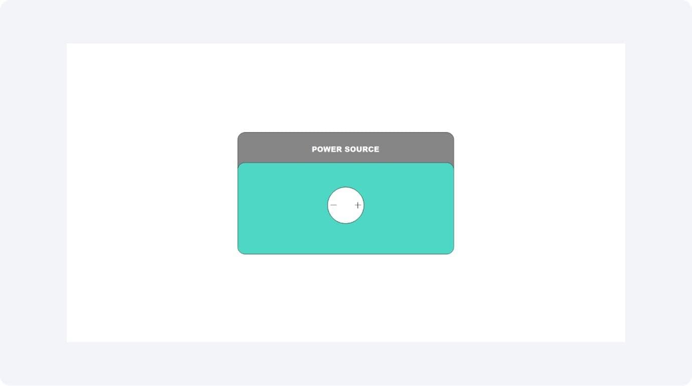 Power Source Symbol-Component of flash memory circuit