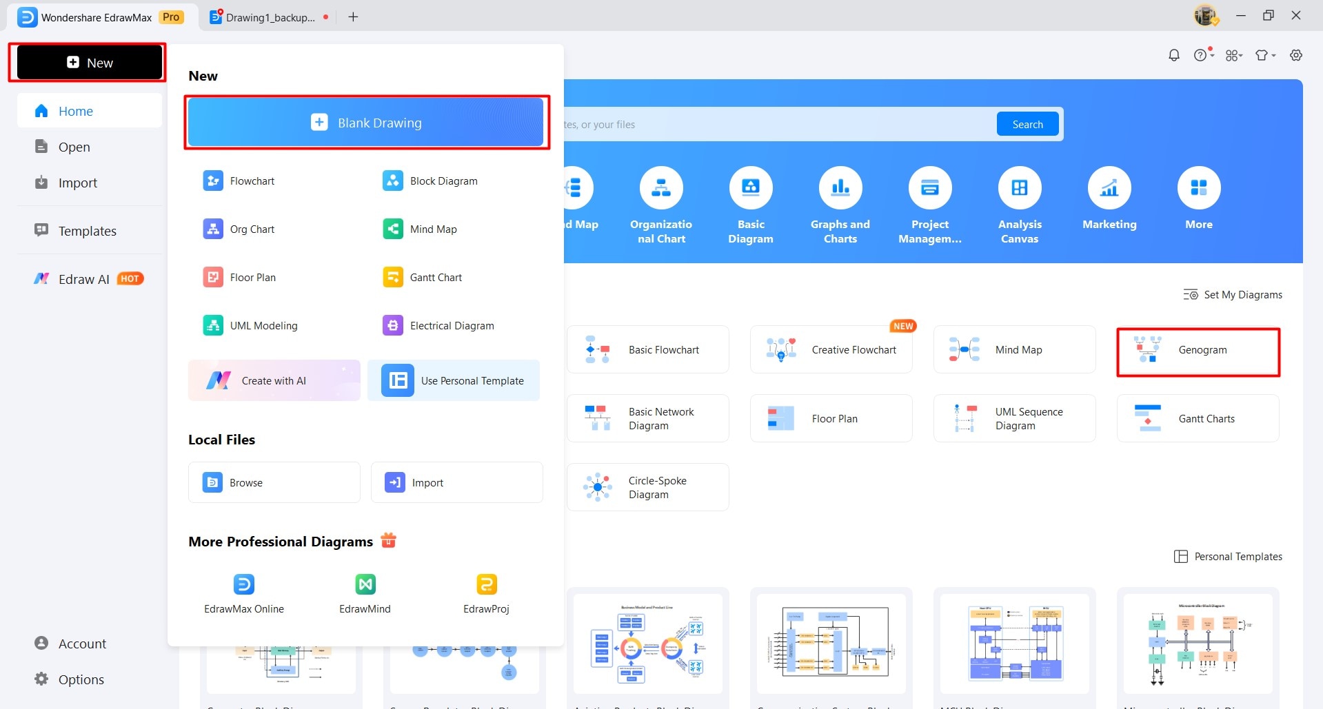 Start Diagram-Adding