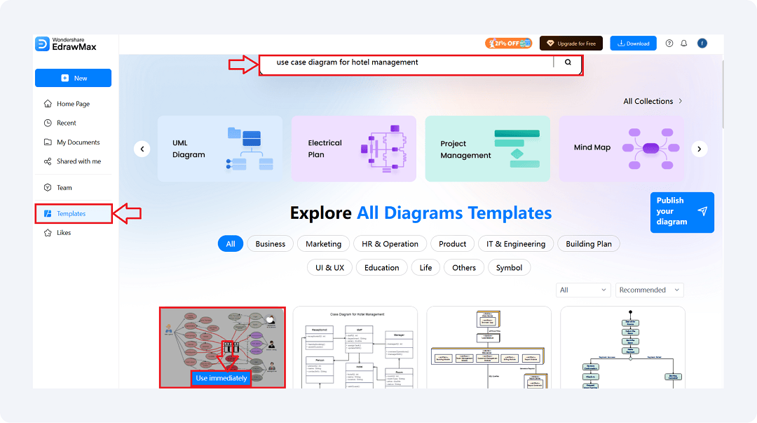 edrawmax templates community