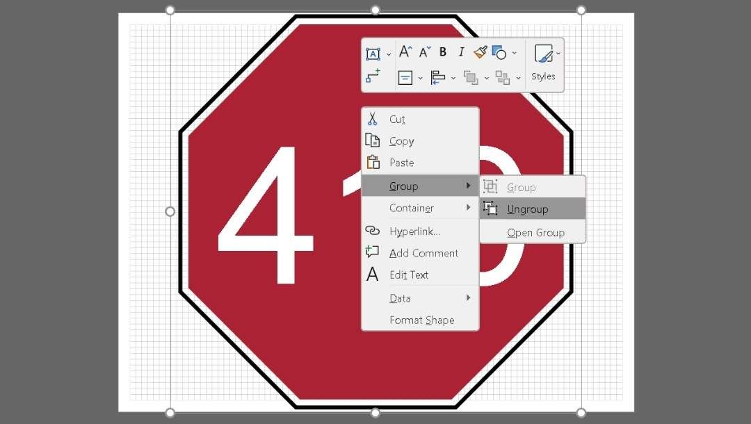 Ungroup and Edit-SVG elements