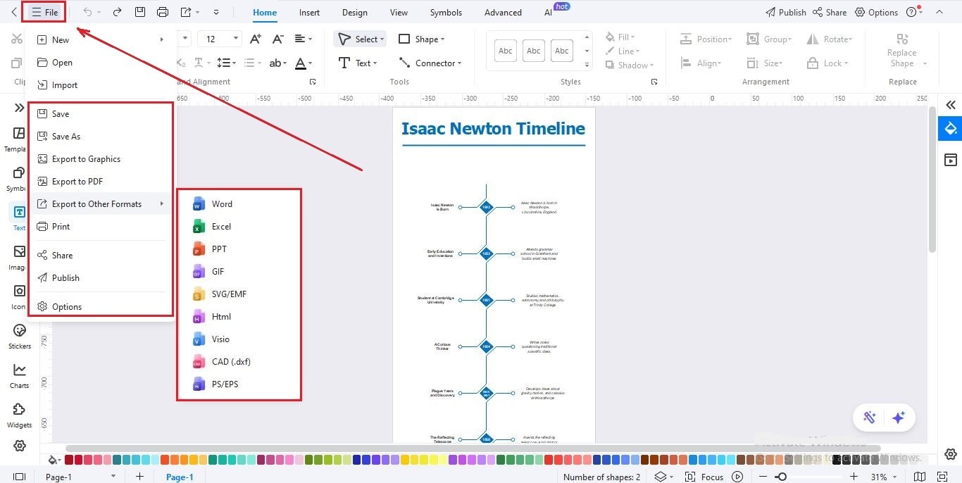 EdrawMax-Exporting-file