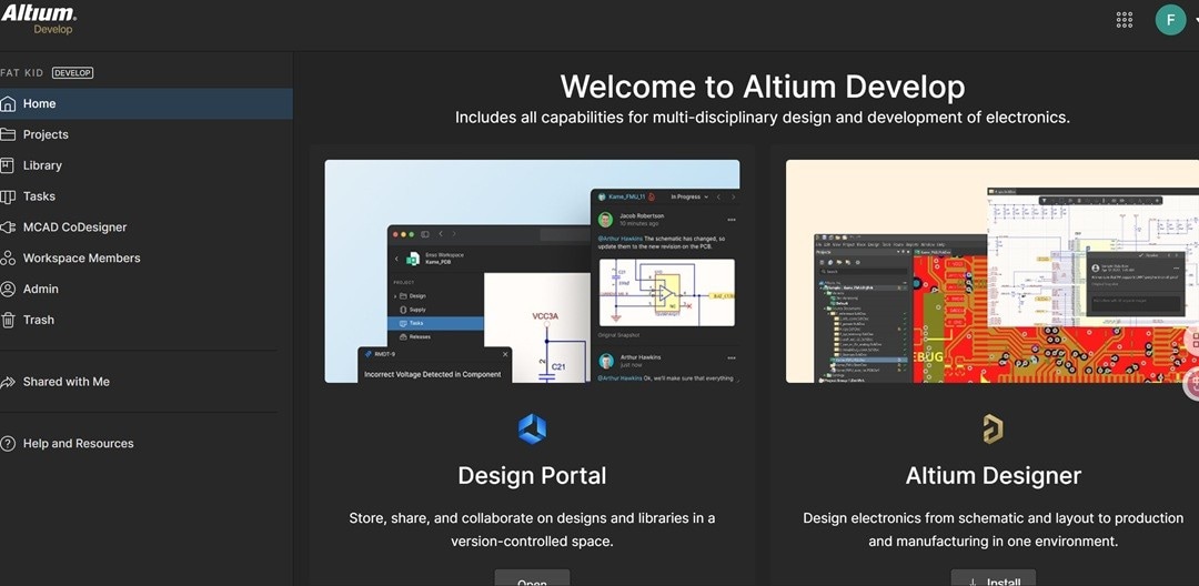 Altium-Designer Interface
