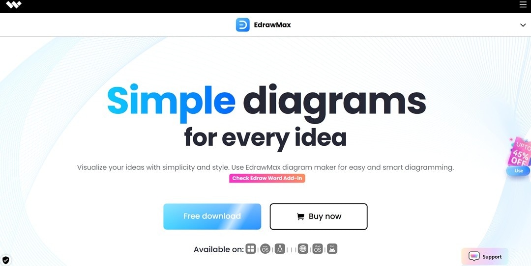 EdrawMax-Online Interface