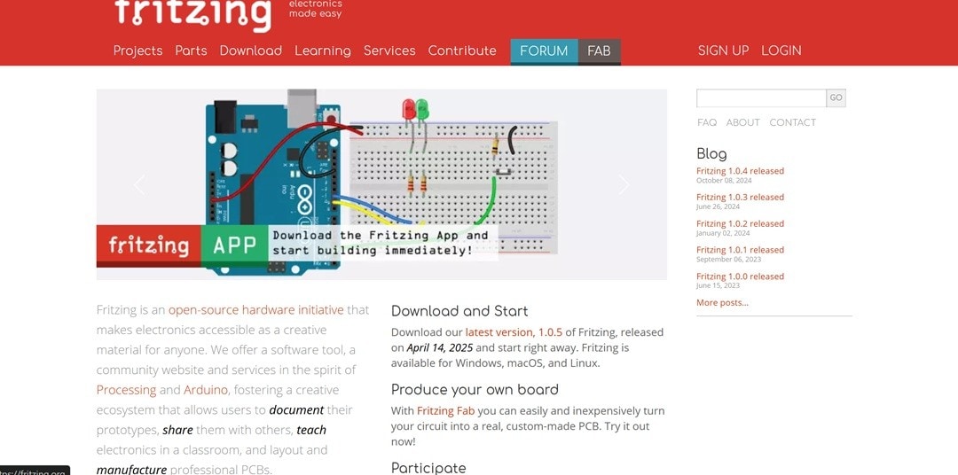 Fritzing-Circuit Designing