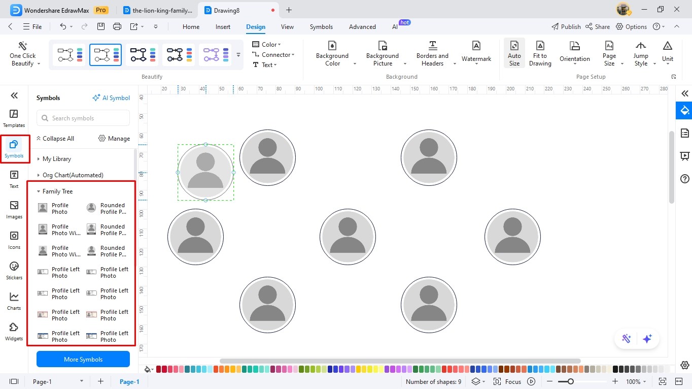 create a family tree edrawmax