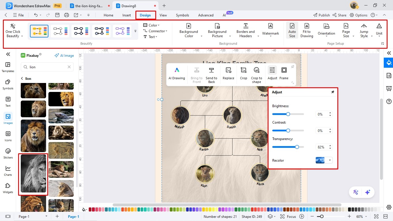 create a family tree edrawmax