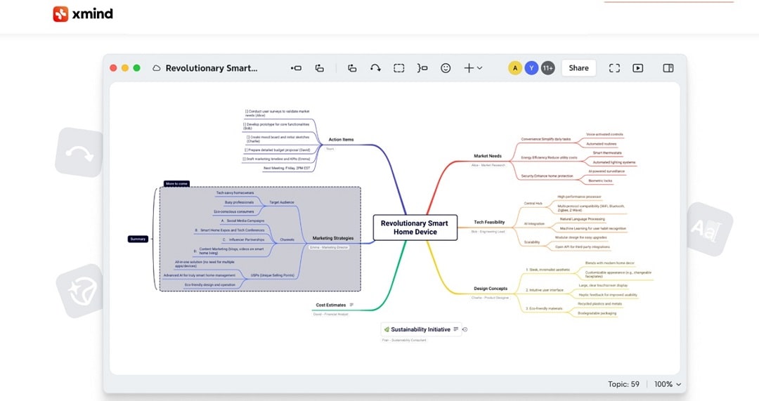 xmind website interface