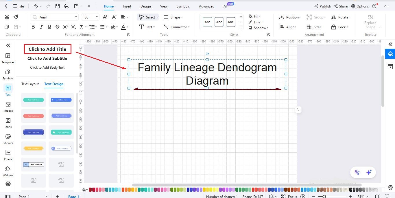 Dendrogram-Creating new file