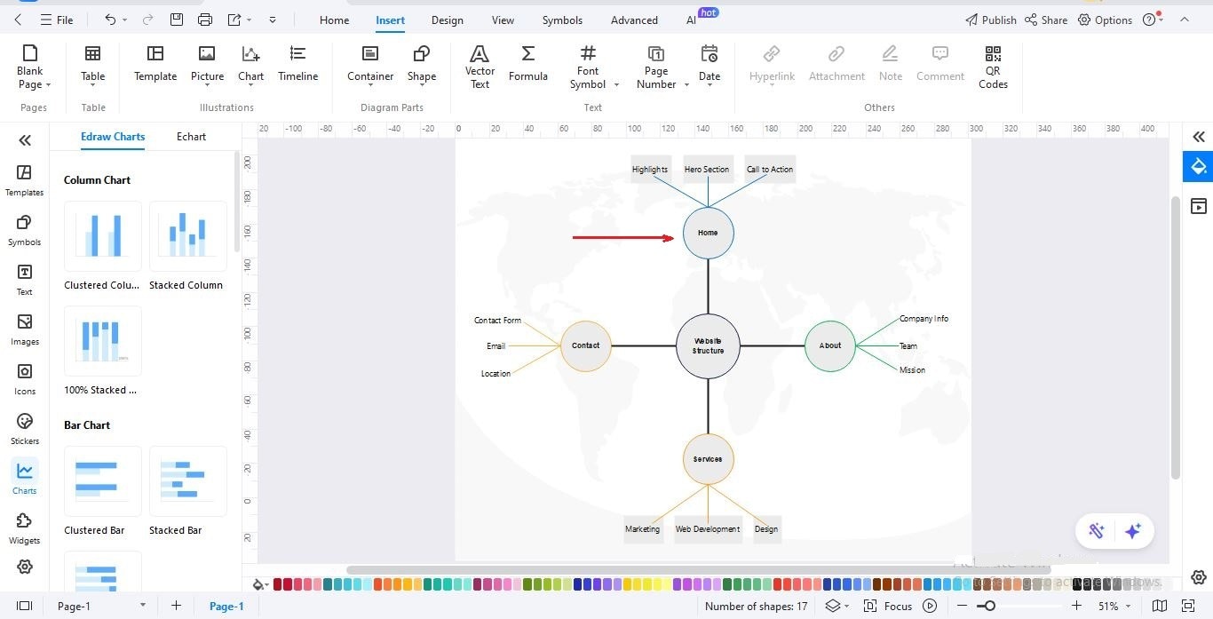 Radial-tree-Adding-branches