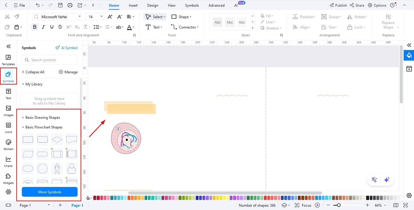 EdrawMax-Adding-Elements
