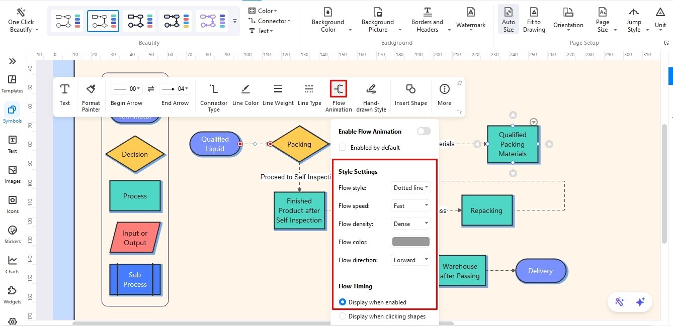 flowchart-apply-animations-edrawmax