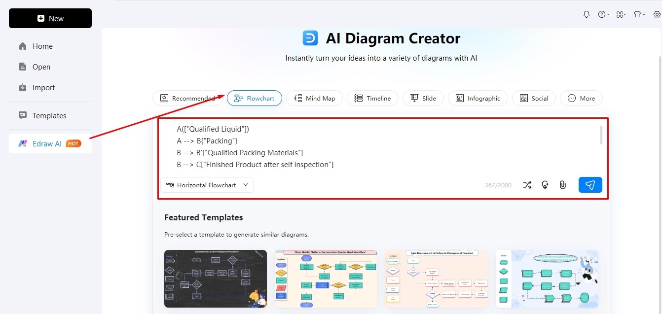 flowchart-paste-code-edrawmax
