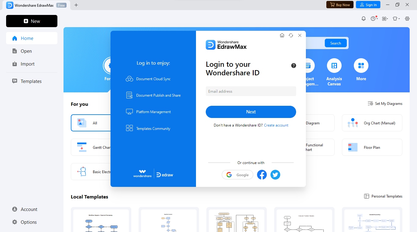login-to-edrawmax