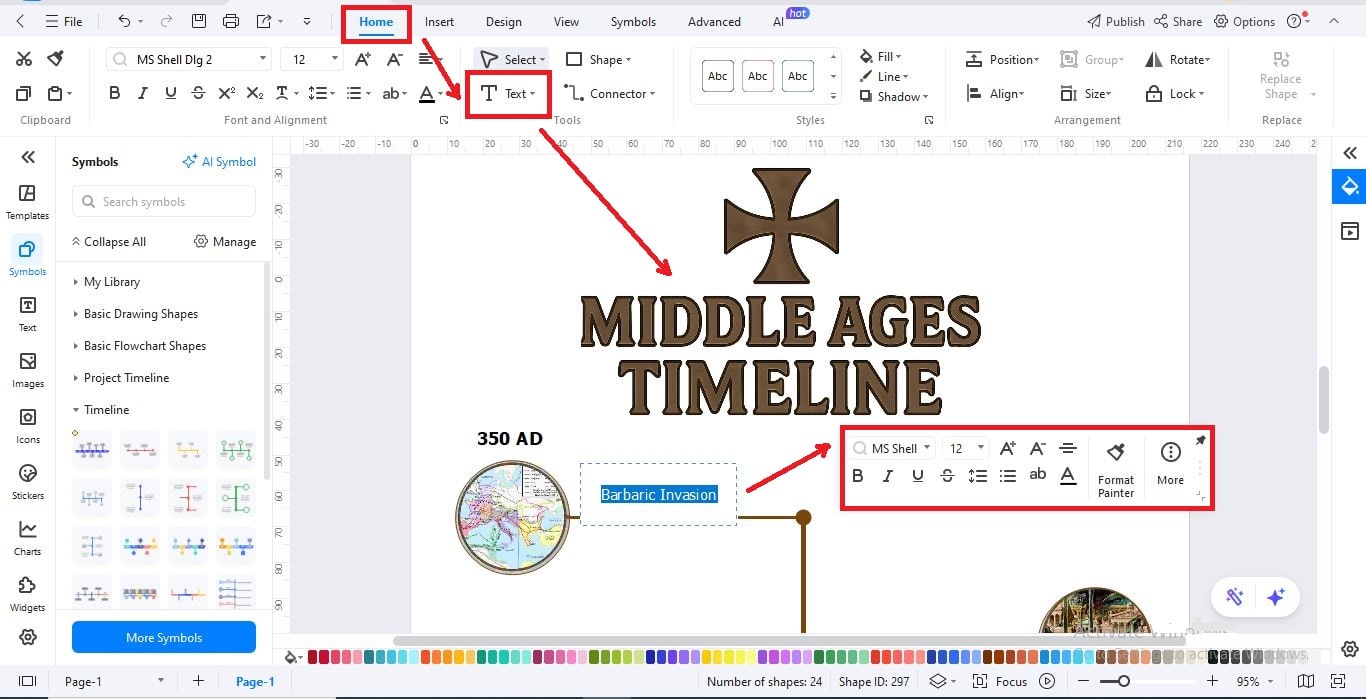 step-03 add title and events