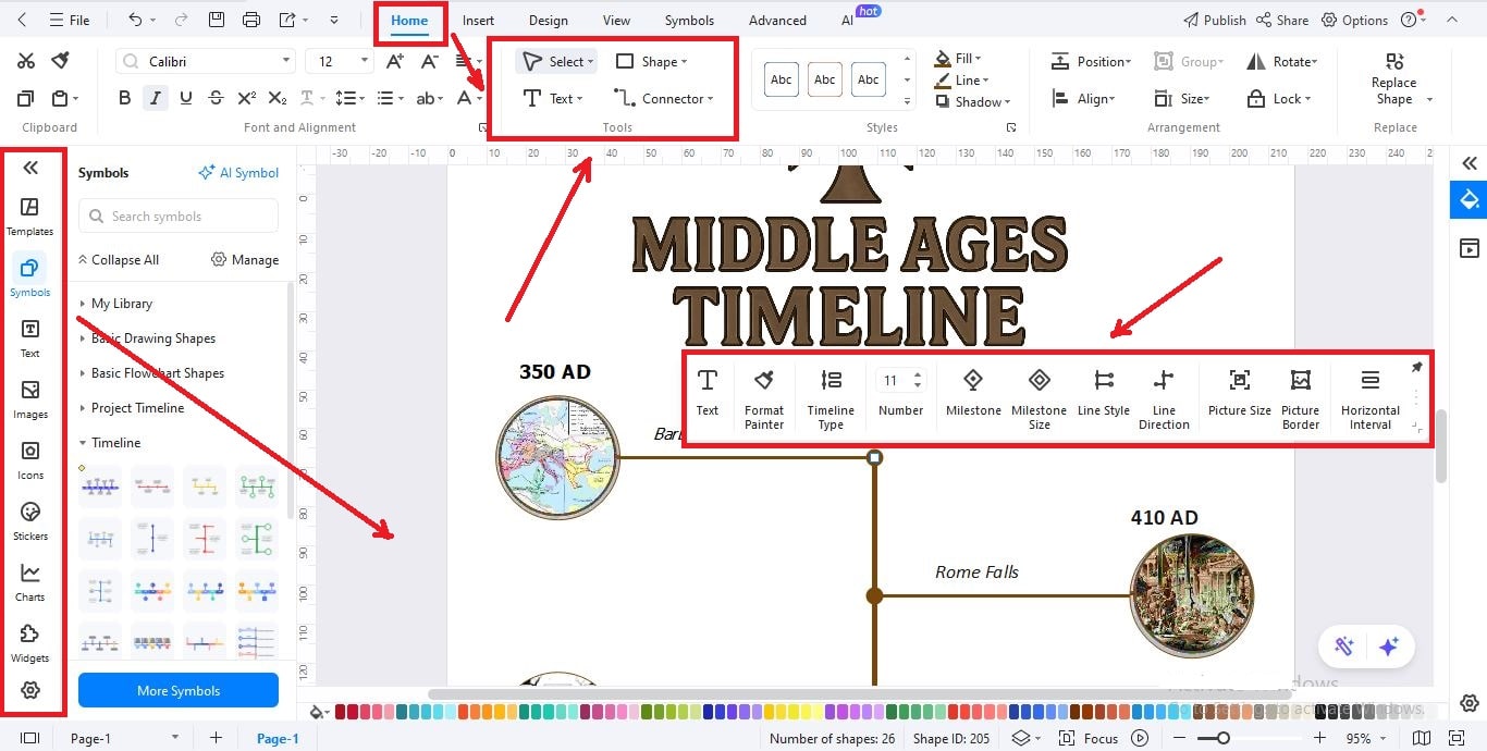 step-04 arrange and link events
