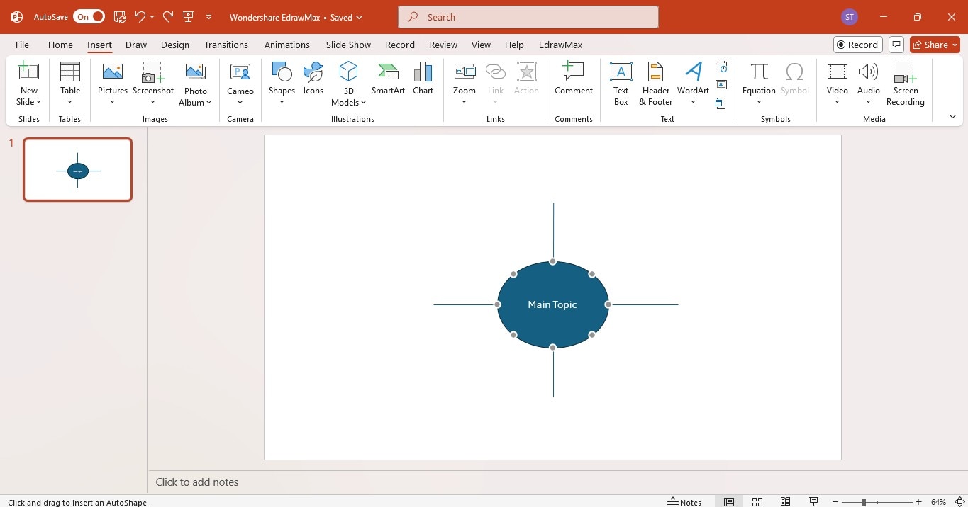 draw branches of mind map