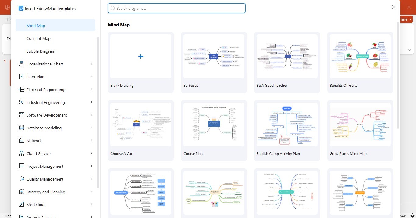 mind map templates for ppt