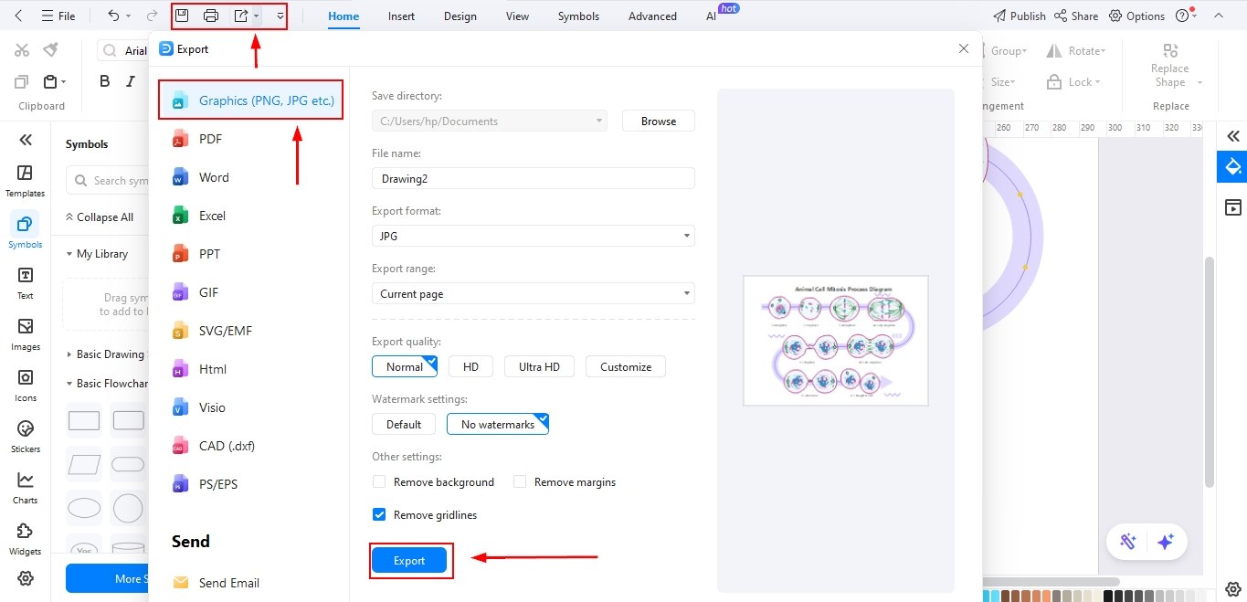 EdrawMax-exporting-file