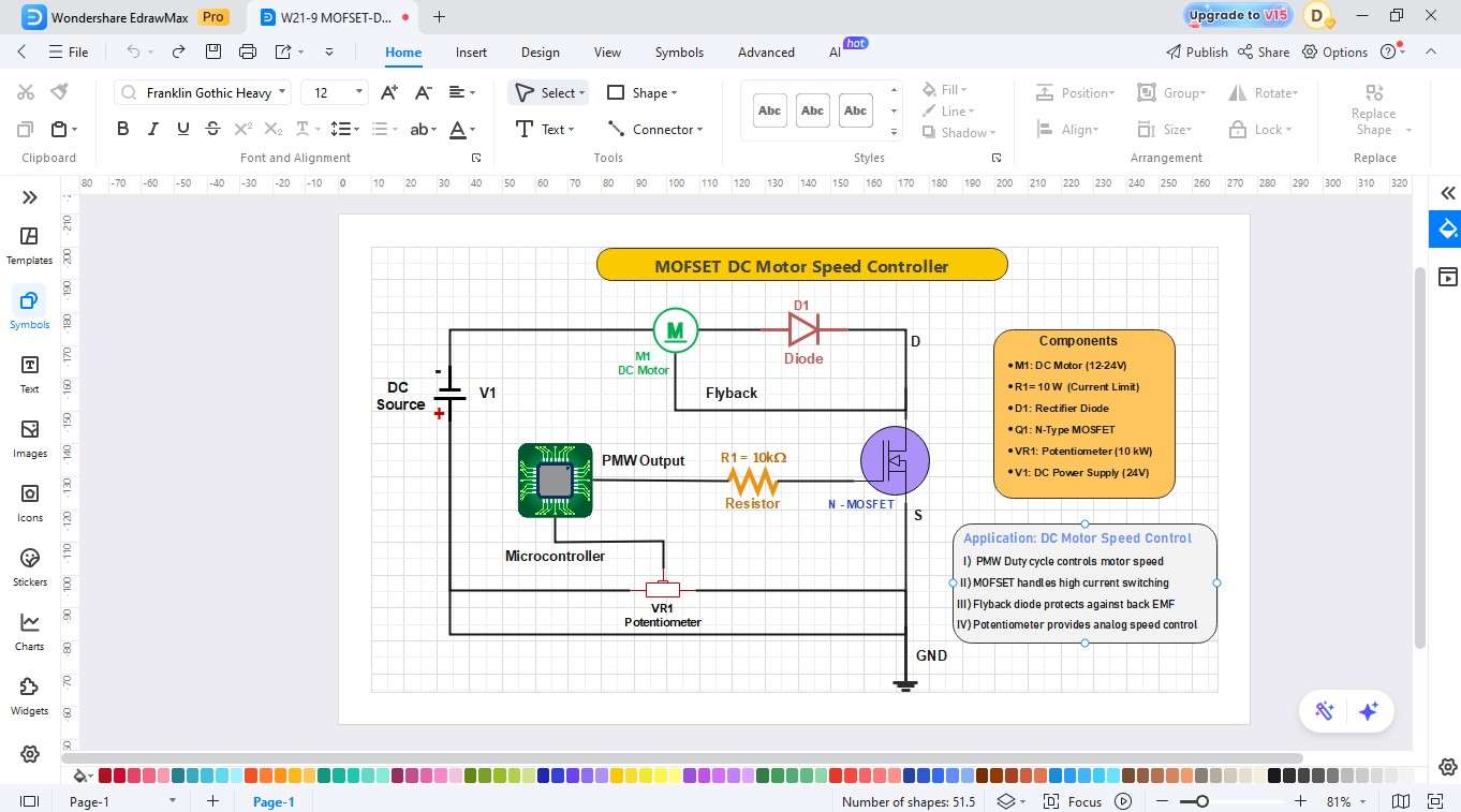 Circuit Diagram-Adding labels to components