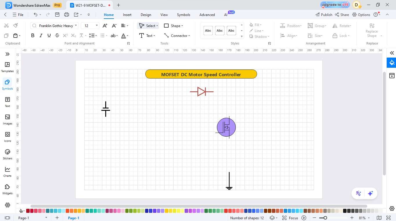 Circuit Diagram-Adding power components