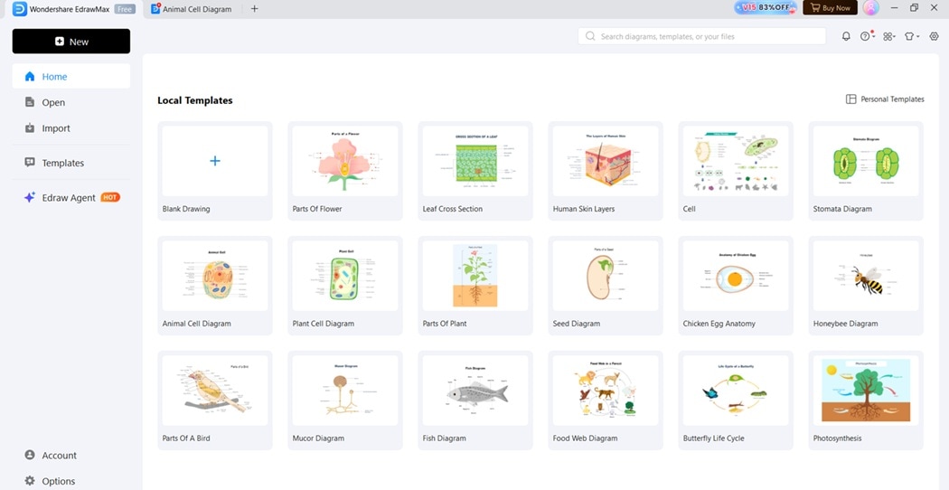 EdrawMax-Scientific templates