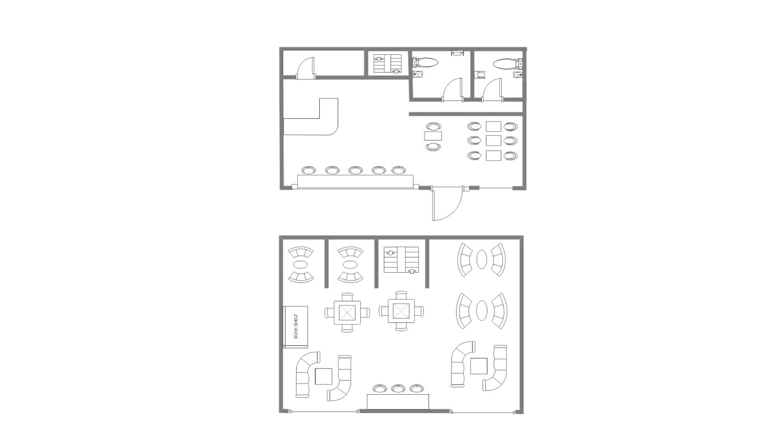 office layout plan on EdrawMax