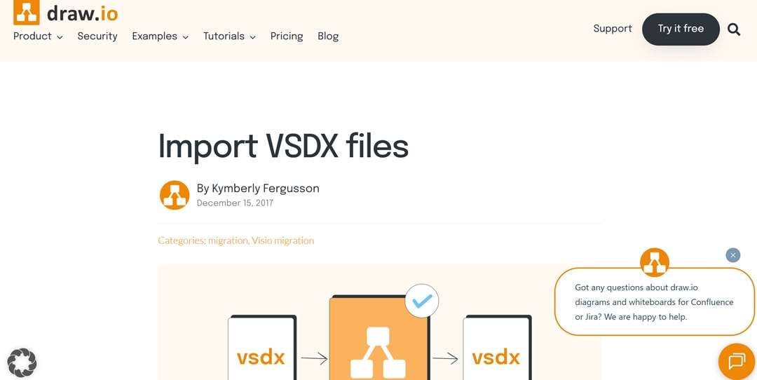 Draw.io-Editing Visio Files