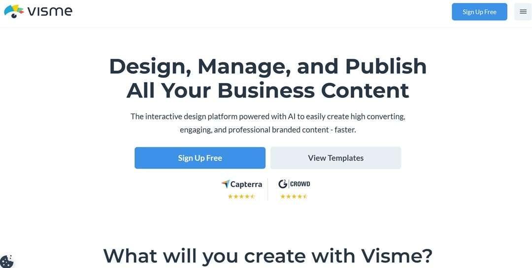 Visme-Online Visio Editor