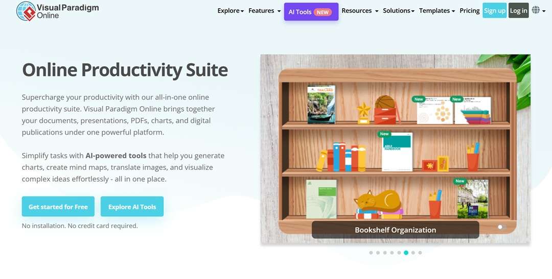 Visual-Paradigm Tool Interface