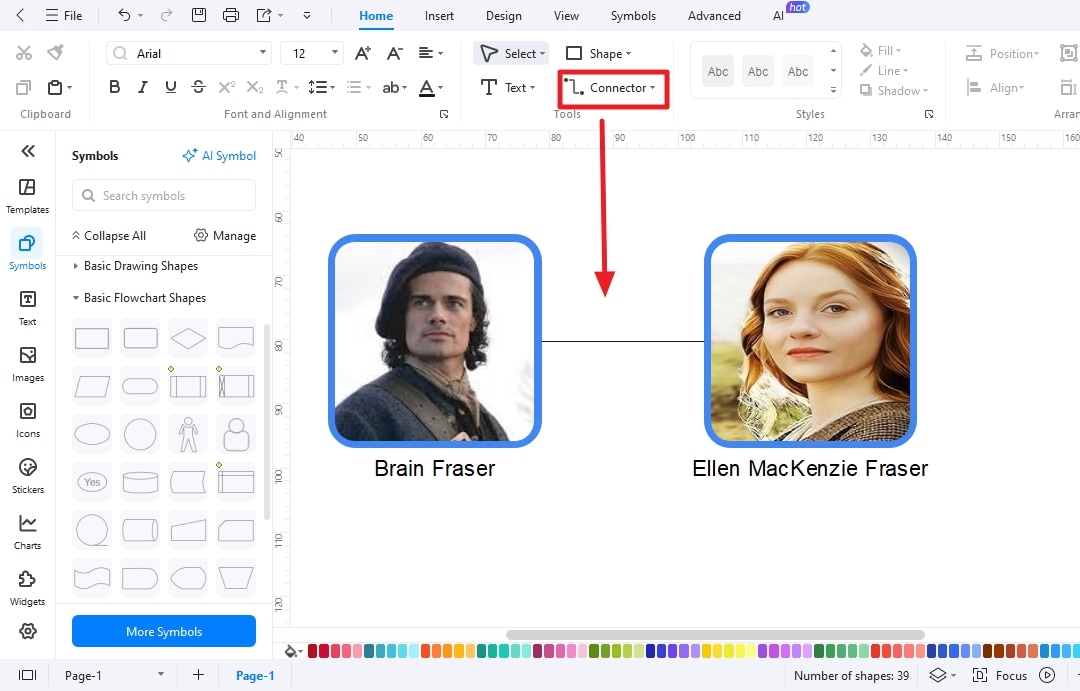 add connections in the image containers