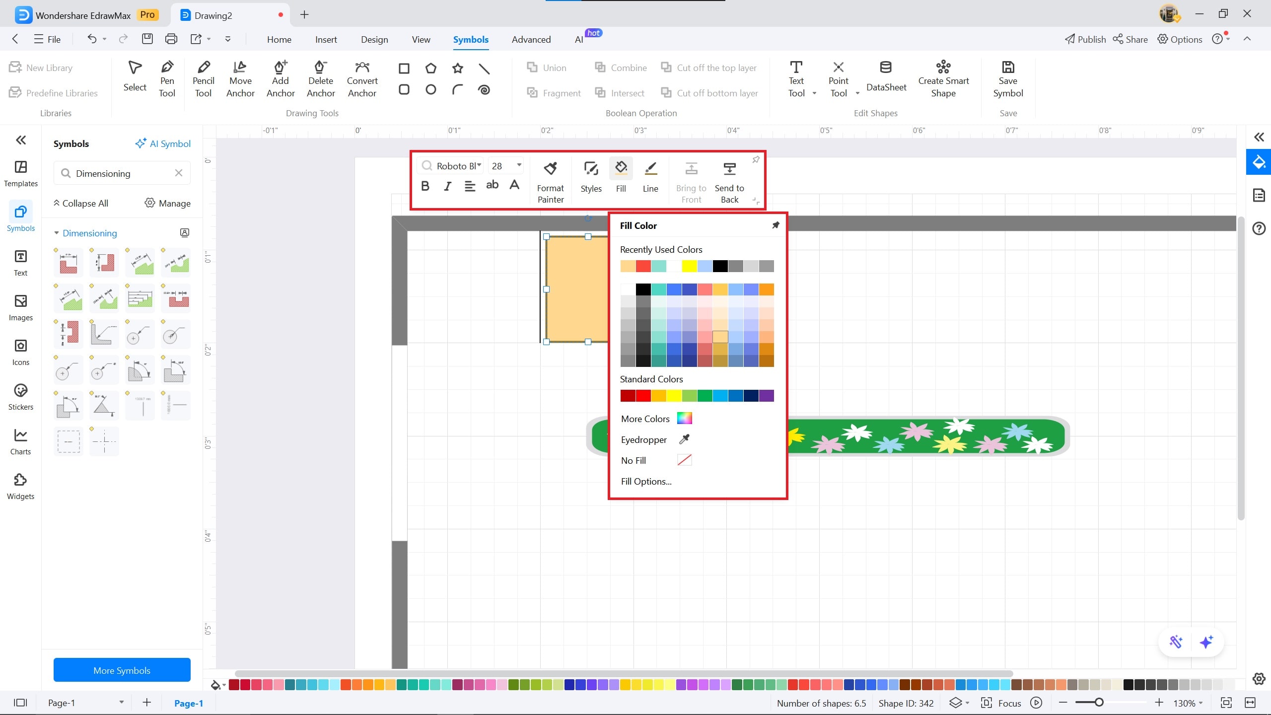 parking lot-parking lot in Edrawmax
