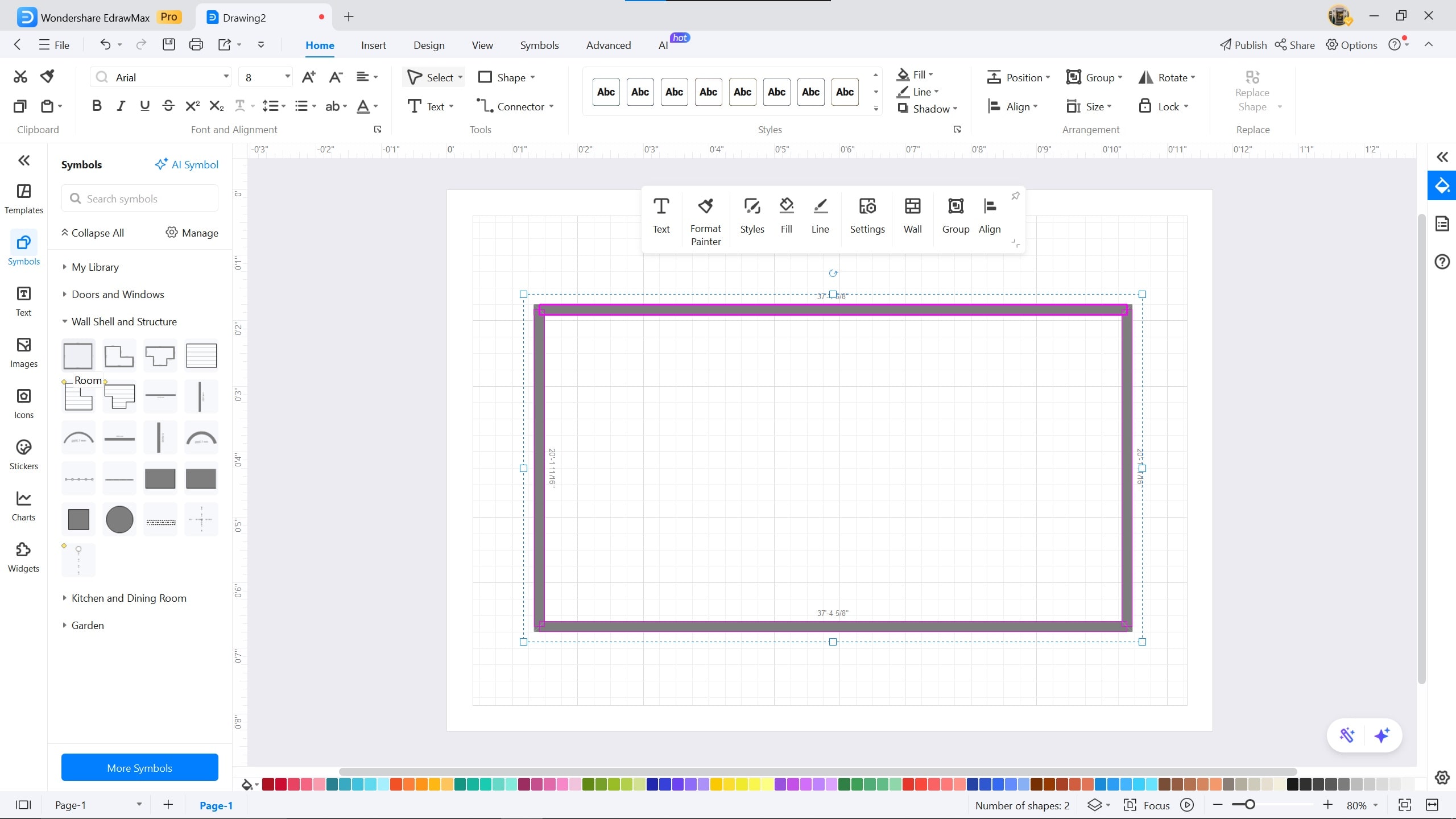 parking lot-parking lot in Edrawmax