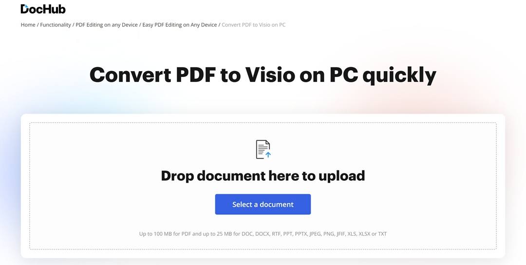 dochub-conversion screen