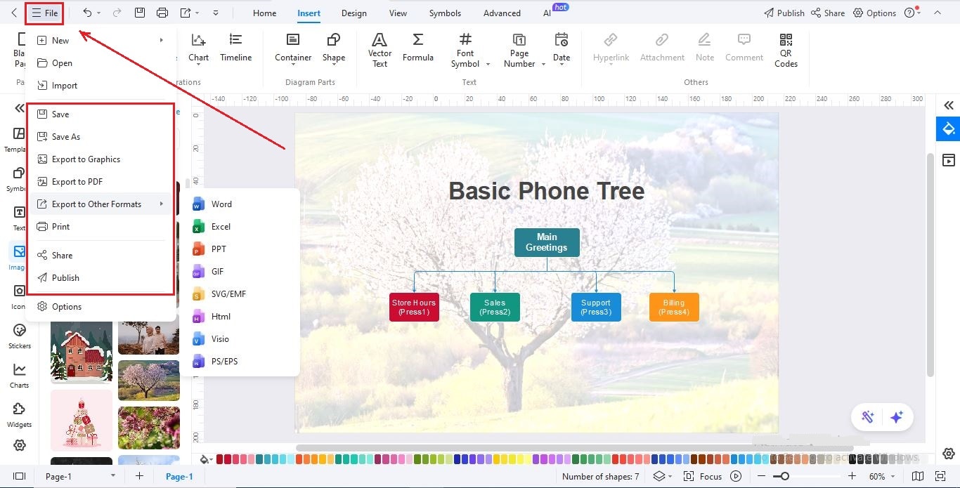 save-export-phone-tree