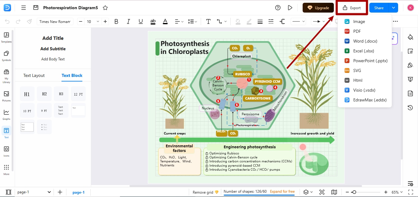 Exporting-the-completed-diagram-from-EdrawMax