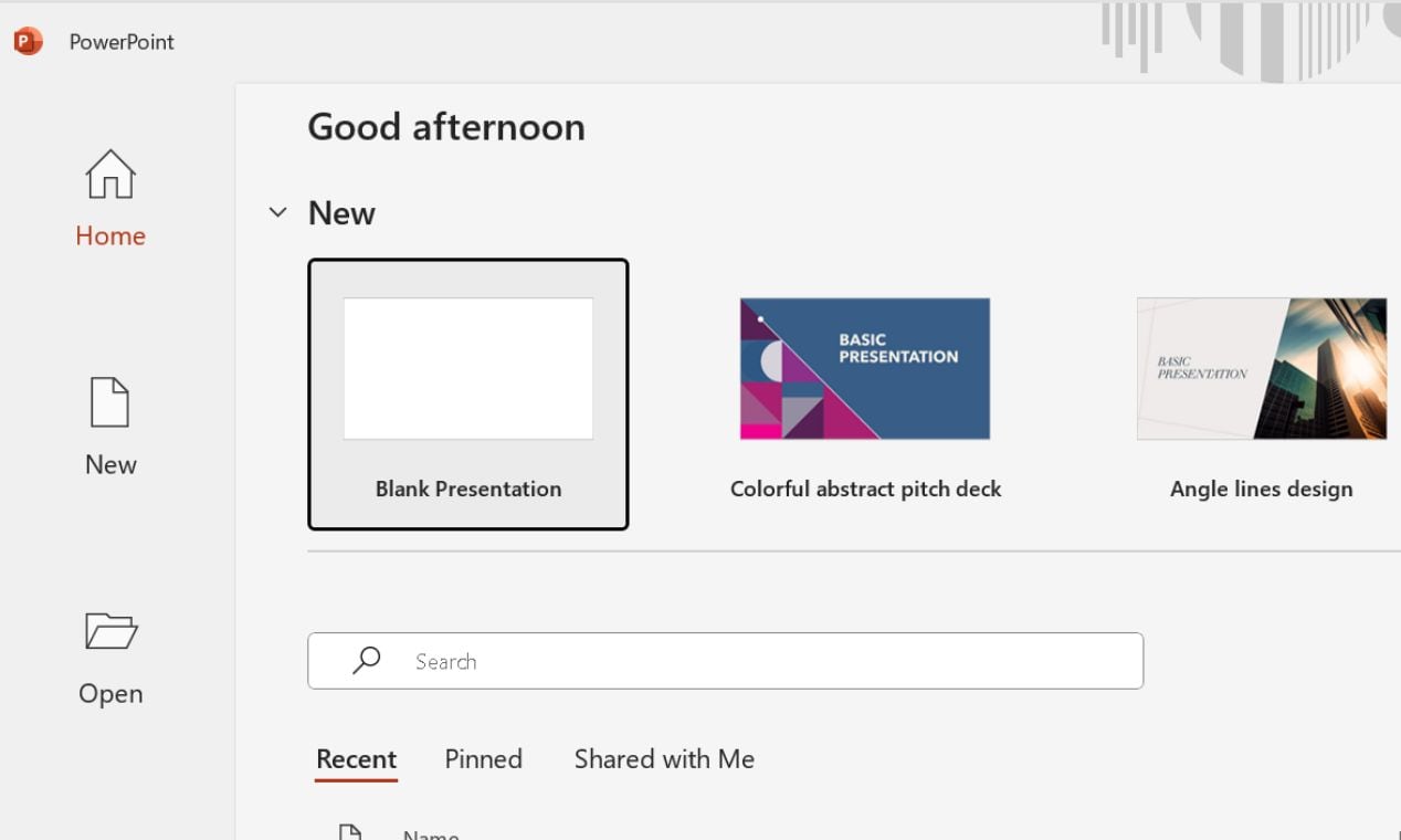 new slide powerpoint