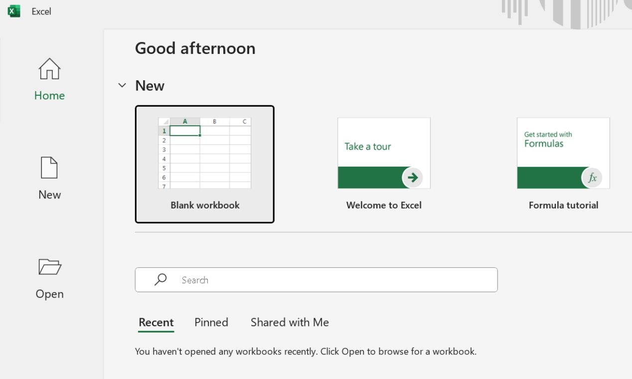 blank excel sheet